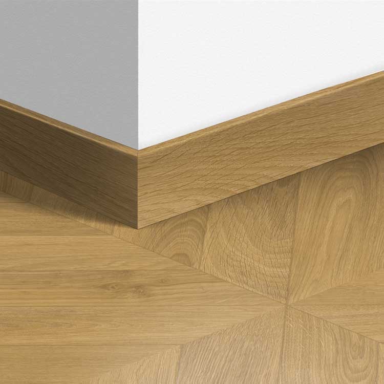 Plinthe parquet Quick-Step 14 x 77 x 2400 mm Chevron chêne naturel