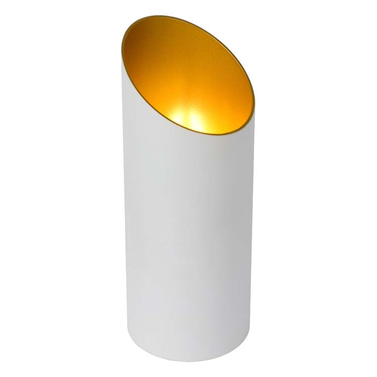 Lampe de table blanc Ø9,6 1xE27 40W métal