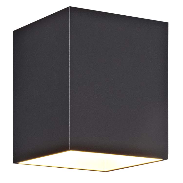 Wandlamp Zwart/Goud Vierkant G9 MAX 40W