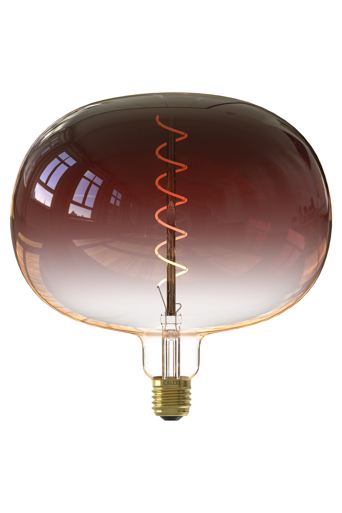 LED Lamp - D 22 cm - 5W - 130 LM - Bruin