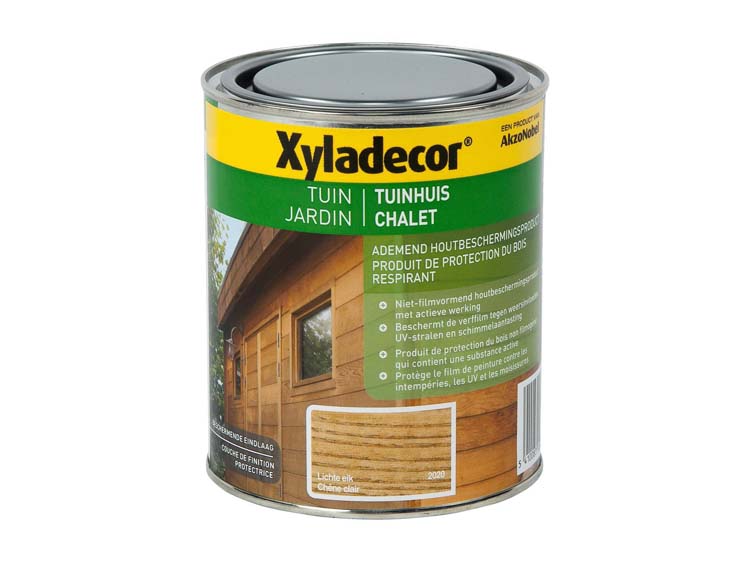 Xyladecor houtbeits tuinhuis 0,75l lichte eik