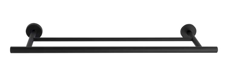 Barre de serviette Wenko Bosio Duo 60cm noir