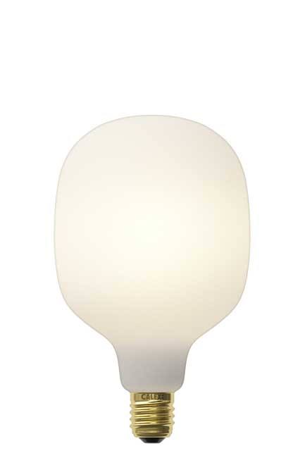 Lamp LED mat wit E27 dimbaar h15cm diam20cm 6W 550 lumen