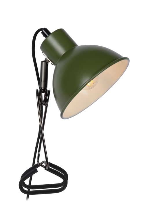 Lucide MIES - Klemlamp - E27 - Groen