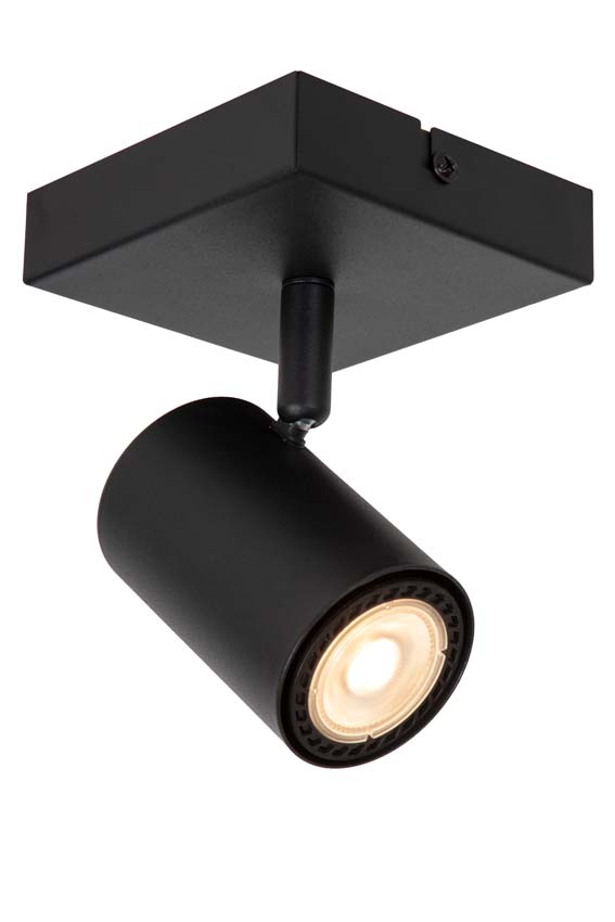 Lucide AMIGO - Wandspot / Wandlamp - 1xGU10 - Zwart