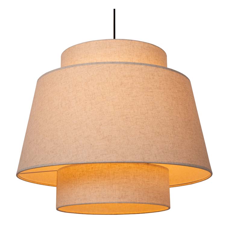 Lucide TRIBUTE - Hanglamp - Ø 60 cm - 1xE27 - Beige