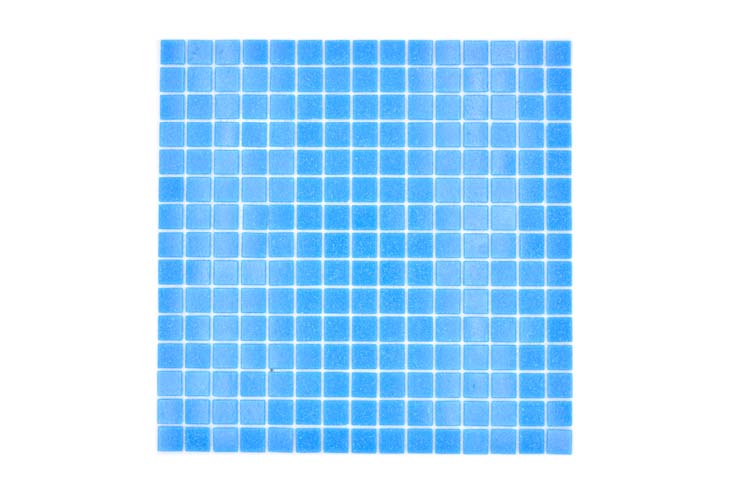 Mosaïque verre bleue 32,7 x 30,5 cm
