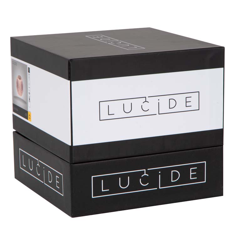 Lucide CINTRA - Lampe de table Rechargeable - Batterie - Ø 11 cm - LED Dim. - 1x2W 2700K - 3 StepDim - Transparent