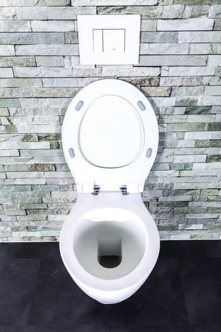 Toilette suspendu Sifra sans bride siège de toilette inclu