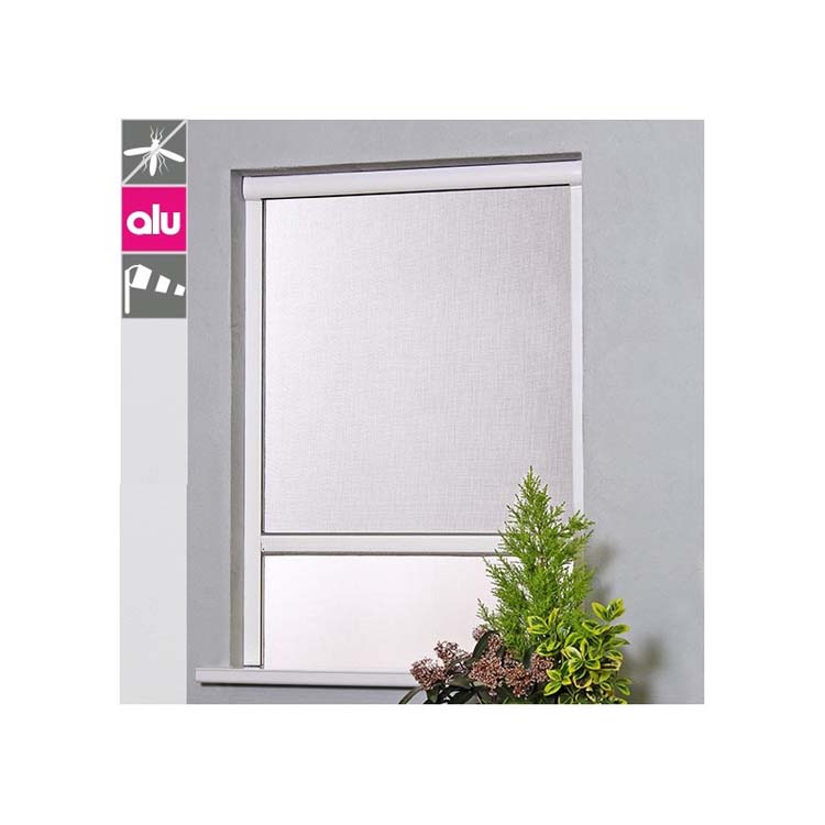 Moustiquaire enroulable verticale blanc Fiona L 1250 x H 1600 recoup