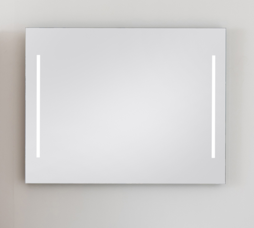 Spiegel verticale ledverlichting 90 x 70 cm