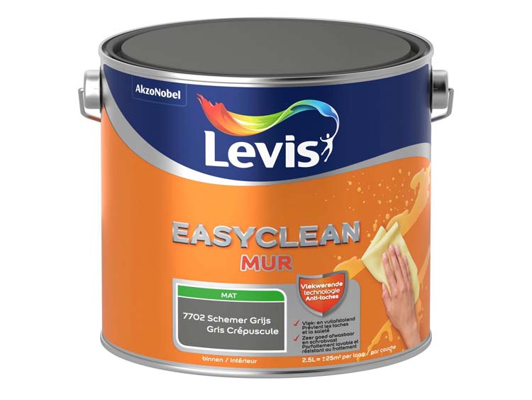 Levis Easyclean mur gris crépuscule 2,5L