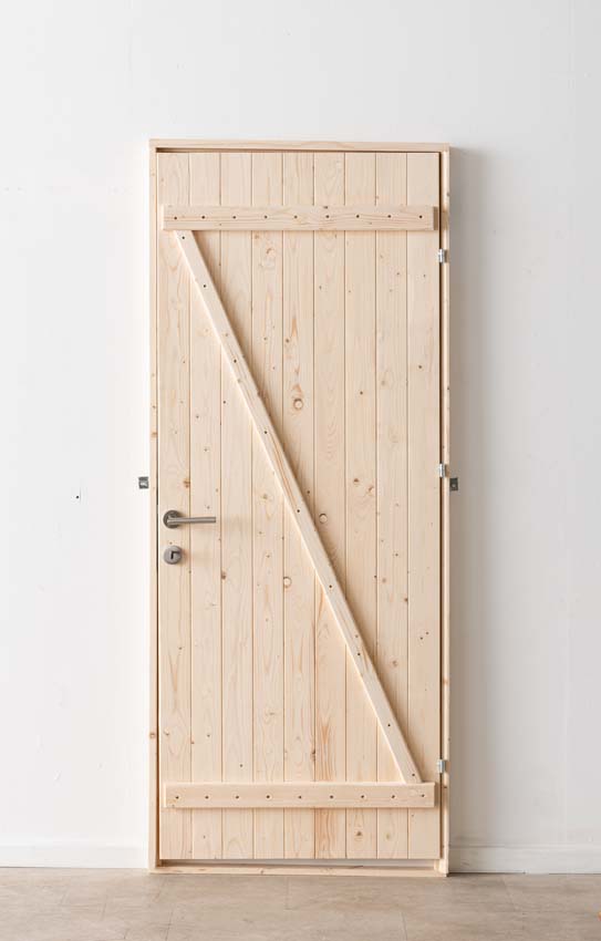 Porte extérieure en bois Codru L 845 x H 2060 mm G