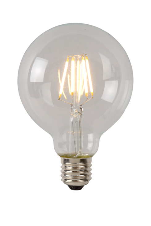 Lucide LED BULB - Filament lamp - Ø 9,5 cm - Dimb - E27 - 1x5W - Trans