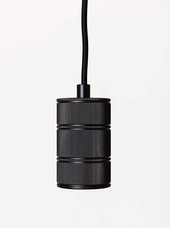 Railverlichting Béa hanglamp/pendel zwart 1xE27