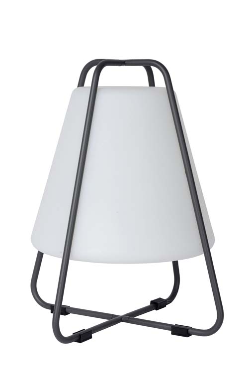Lucide PYRAMID - Lampe de table Extérieur - LED Dim. - 1x2W 2700K - IP54 - Anthracite