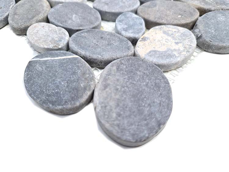 Mozaïek pebble ash grey 30,5 x 30,5 cm