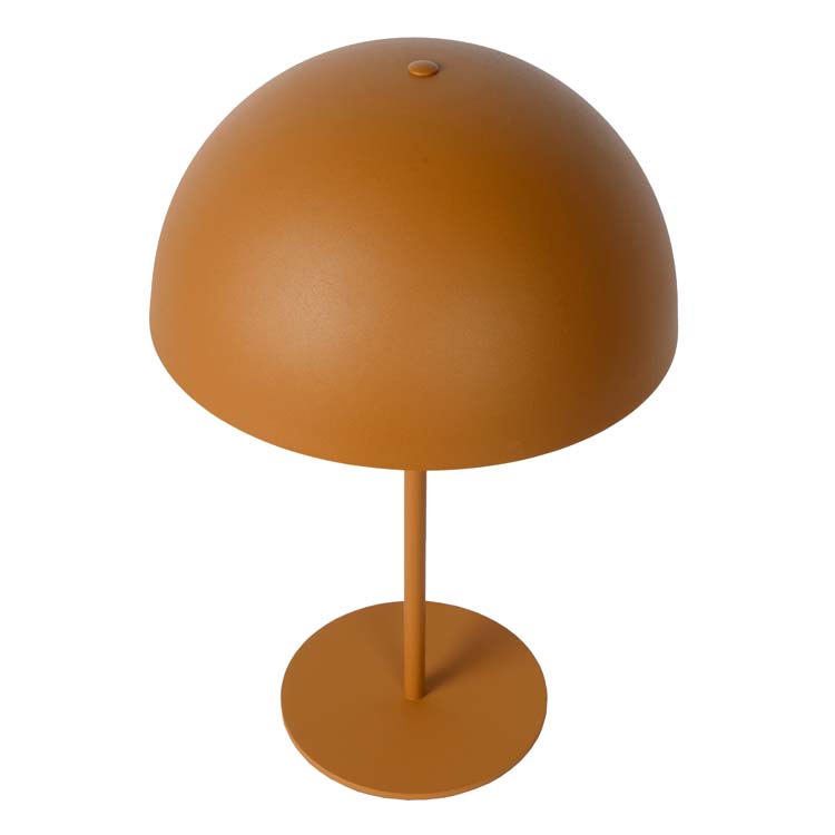 Lampe de table - Ø 25 cm - 1xE14 - Jaune Ocre