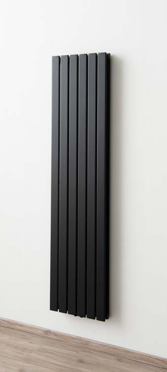 Radiator Dana 180 x 45,6 cm dubbel mat zwart 1623 watt