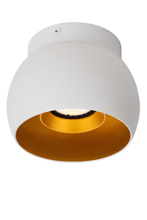 TORBEN - Spot plafond - Ø 12,5 cm - 1xGU10 - Blanc