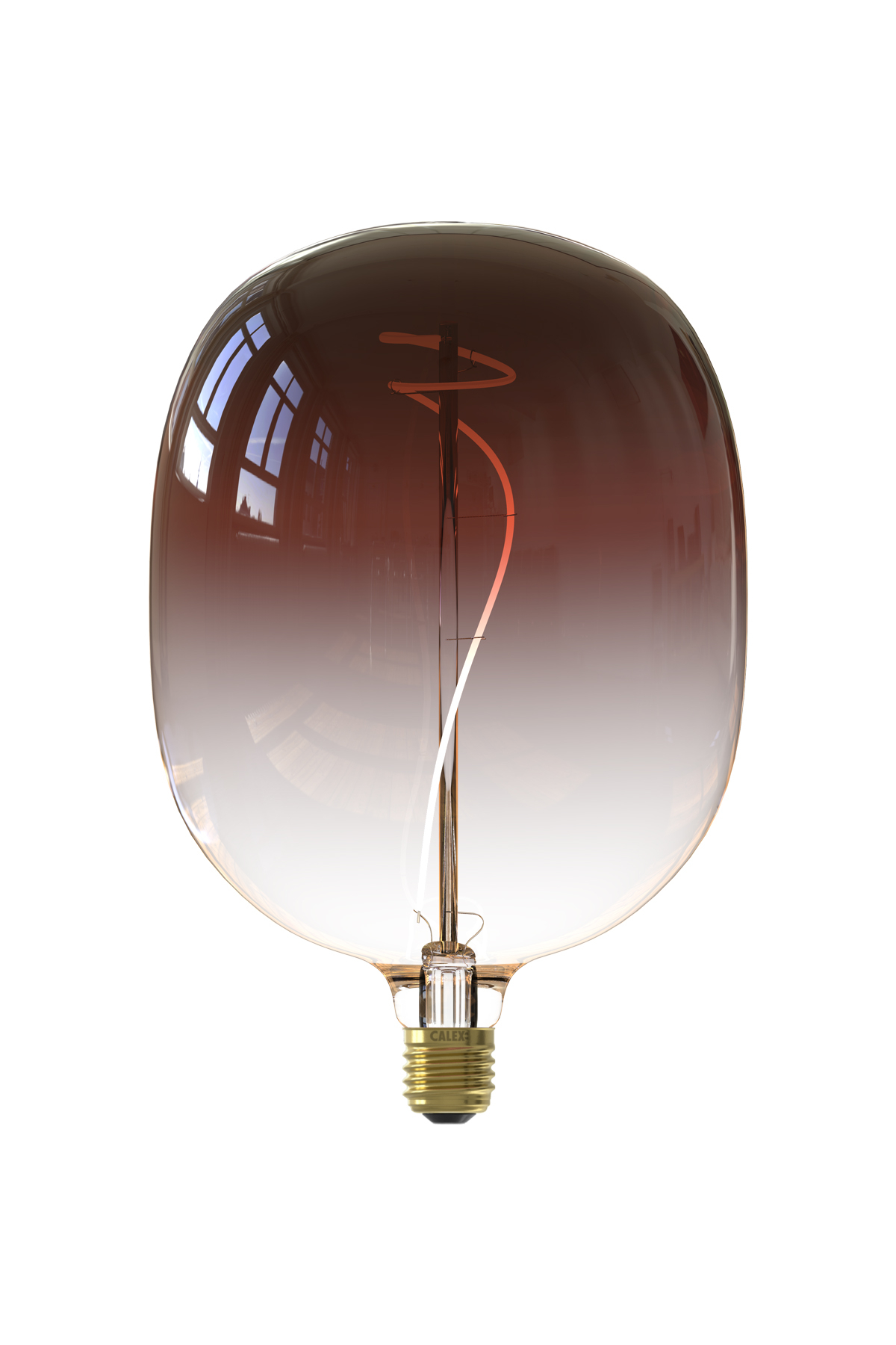 LED Lamp - D 17 cm - 5W - 130 LM - Bruin