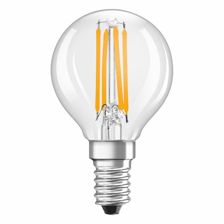 Lampe LED Osram Retrofit forme de poire E14 4W 470LM