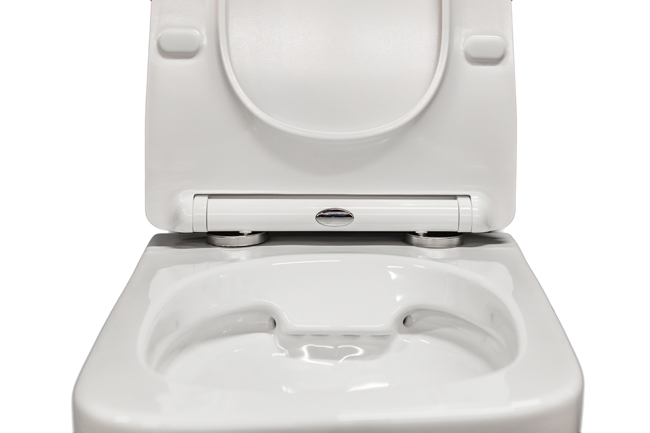 Toilette suspendue compacte Gert blanc rimless