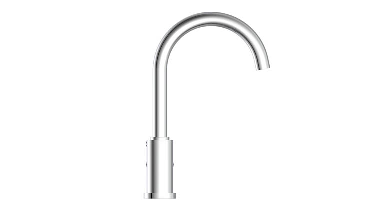 Robinet de cuisine Unai ronde chrome