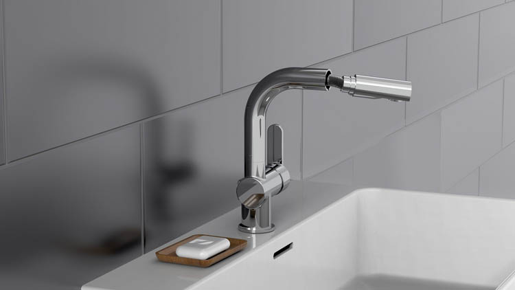 Robinet de lavabo Levi 22cm chrome