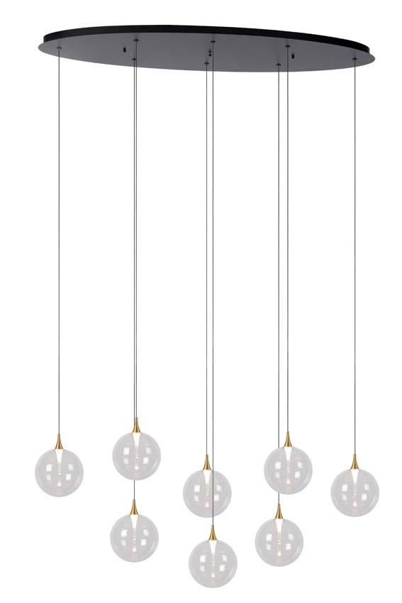 Lucide GISELA - Suspension - LED Dim. - 8x3,9W 2700K - Transparent