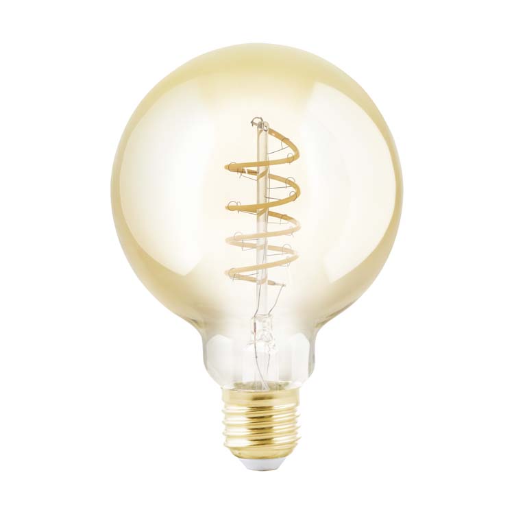 LED spirale G95 E27 245lm dimmable ambre