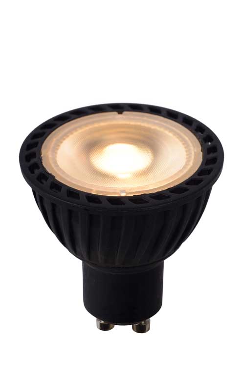 Lucide LED BULB - Led lamp - Ø 5 cm - Dim to warm - GU10 - 1x5W -Zwart