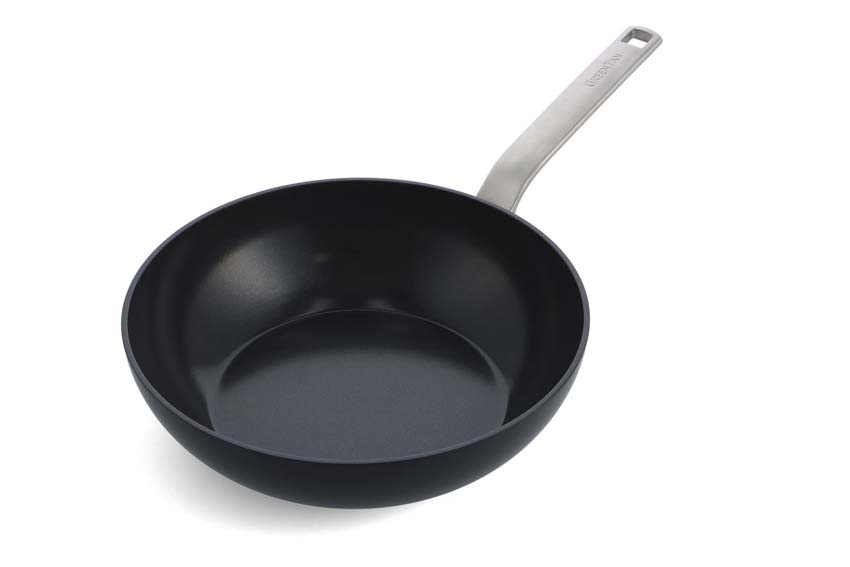 Poêle Wok Greenpan Evolution Eco avec revêtement antiadhésif en céramique et couvercle Sans PFAS Ø 28 cm