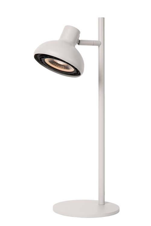 Lucide SENSAS - Lampe de table - Ø 18 cm - 1xES111 - Blanc