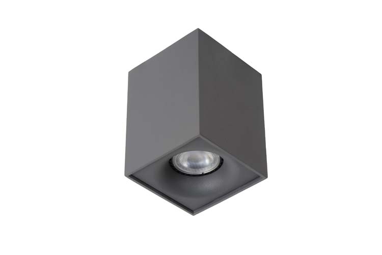 Spot plafond - LED Dim. - GU10 - 1x5W - Gris