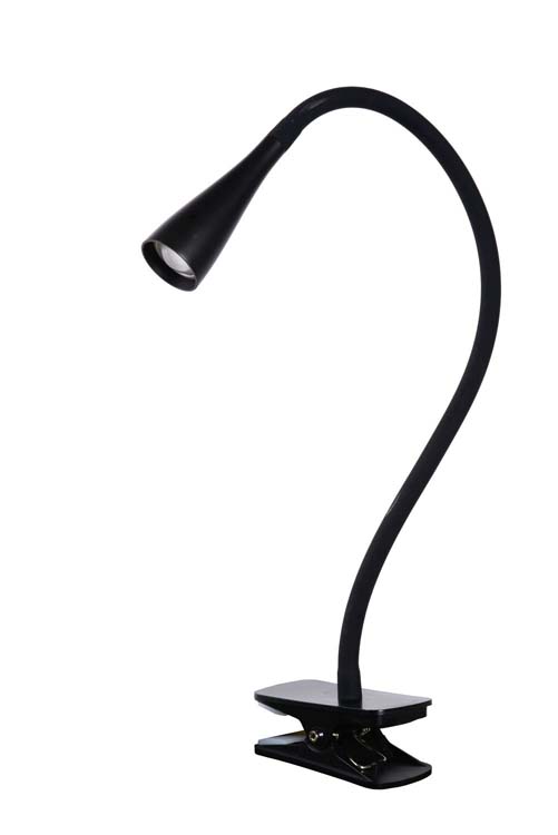 Lucide ZOZY - Lampe à pince - LED Dim. - 1x3W 3000K - 3 StepDim - Noir