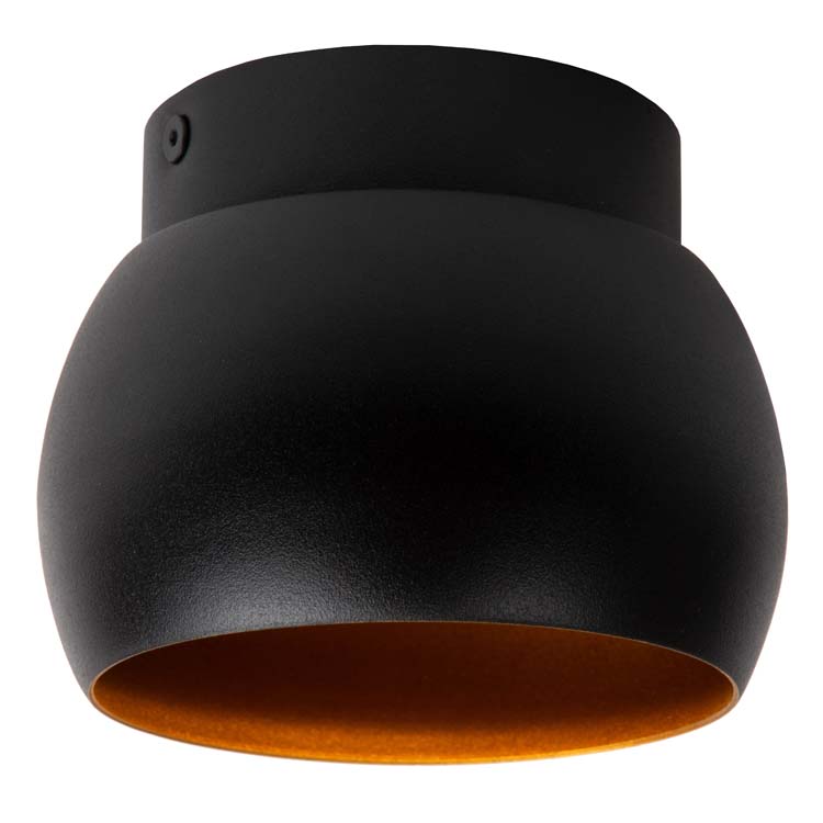 TORBEN - Spot plafond - Ø 12,5 cm - 1xGU10 - Noir