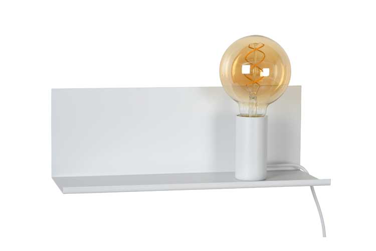 Lucide SEBO - Lampe de chevet - E27 - Blanc