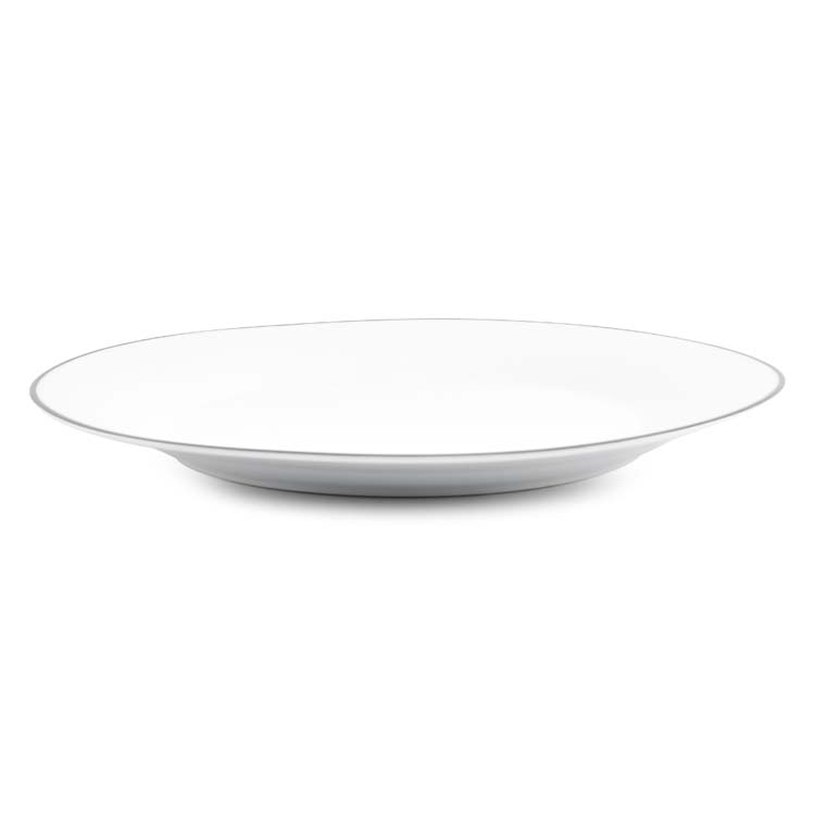 Assiette Black Rim basic white 26,5 cm