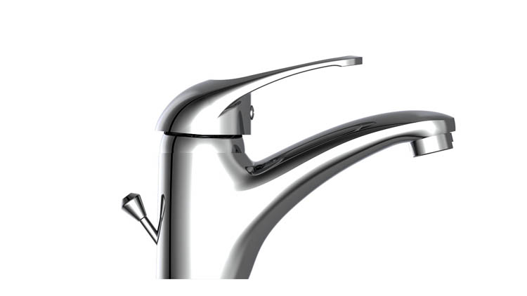 Robinet de lavabo Carlo 12,10cm chrome