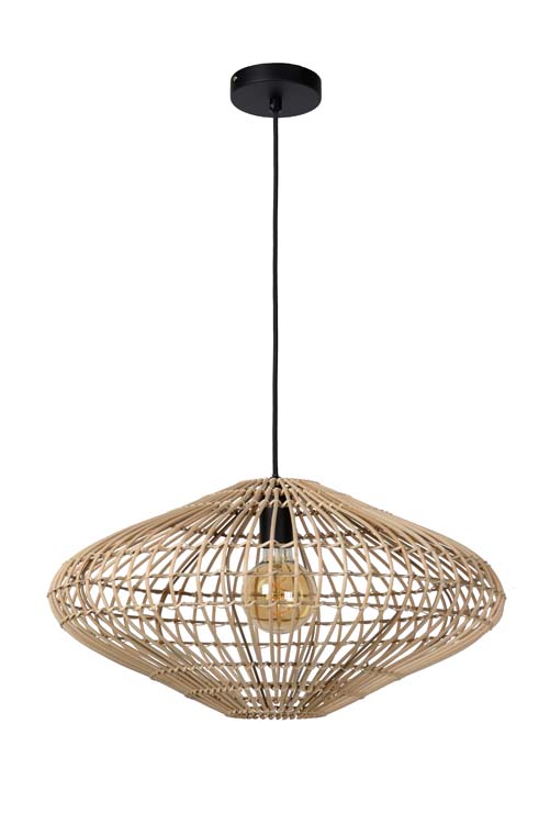 Lucide MAGALI - Suspension - Ø 56 cm - 1xE27 - Naturel