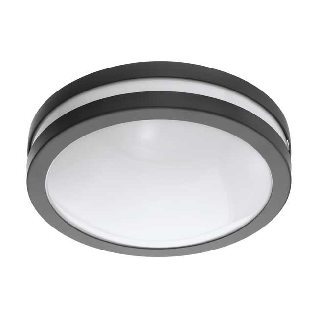 Plafonnier anthracite 14W 1400Lm IP44 dimmable