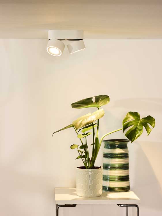 Lucide YUMIKO - Spot plafond - LED Dim. - 2x8W 2700K - Blanc