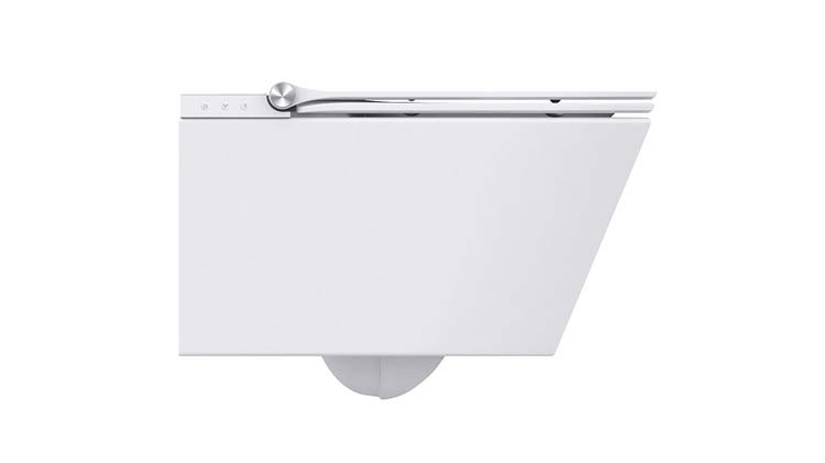 Douche wc incl soft-close wc-bril zonder spoelrand wit