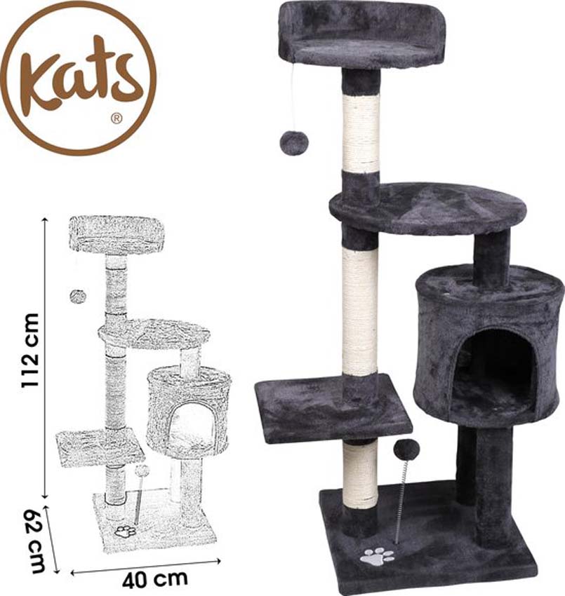 Griffoir pour chat Katz anthracite