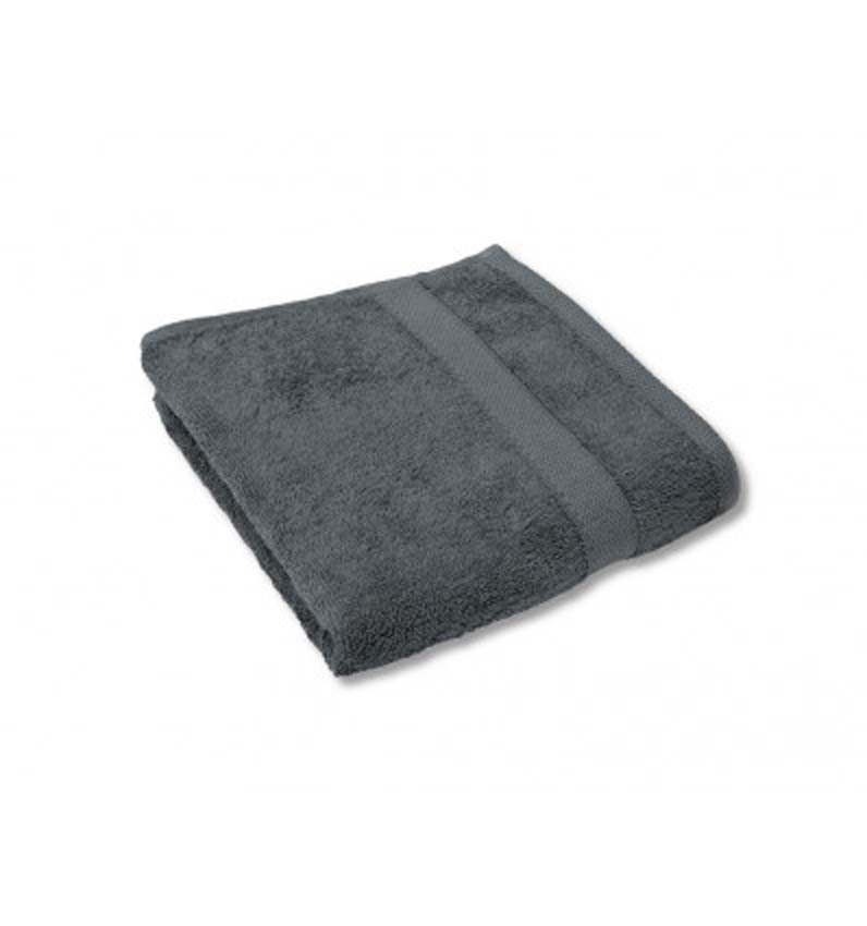 Serviette Cosibel en coton anthracite 50x100cm