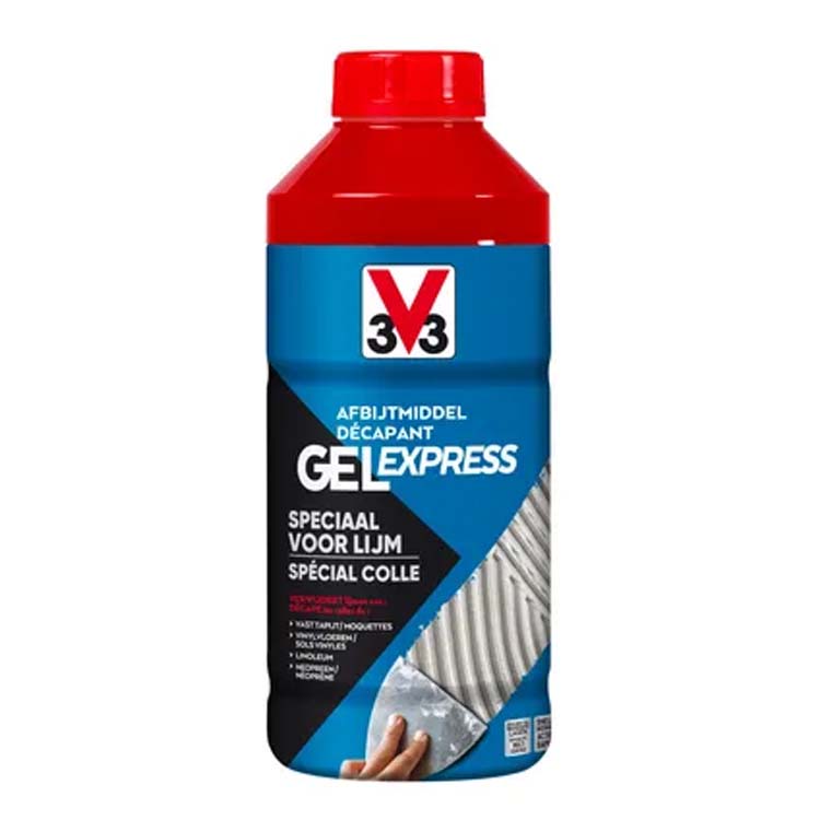 V33 afbijtmiddel Gel Express speciaal lijm 1L