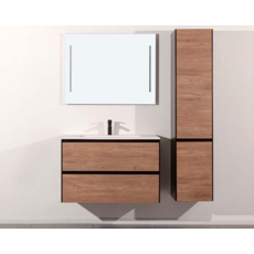Meuble salle de bain Molly 900mm aspect bois - Ensemble de meubles