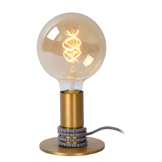Lampe de table - E27 - H12cm - Or Mat - Lampes de tables