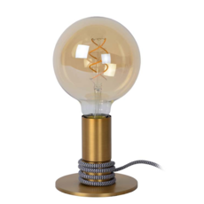 Lampe de table - E27 - H12cm - Or Mat - Lampes de tables